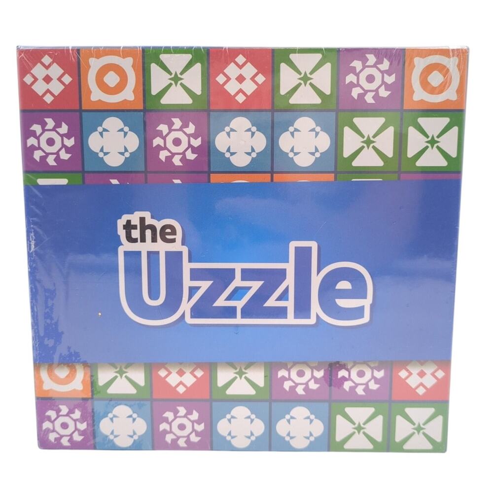 The Uzzle Board Game - Fast-Paced Pattern Matching Fun Ages 4+ New Sealed